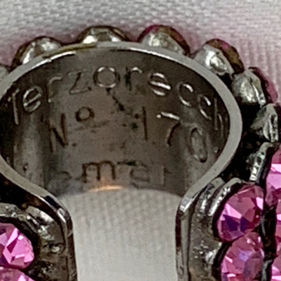 Ear Cuff Terzorecchino Italian Idemaria Pink VTG - Picture 3 of 5